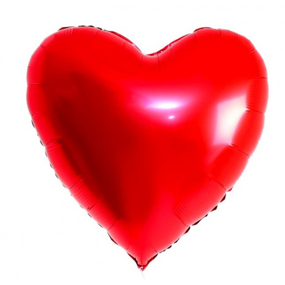 Шар фольгированный в форме сердца